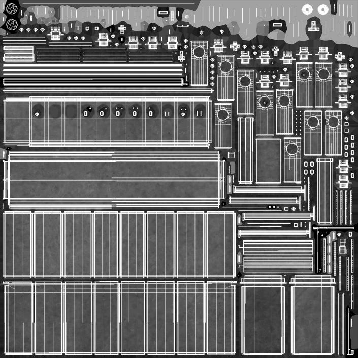 Energy Storage Tesla Megapack 3D model