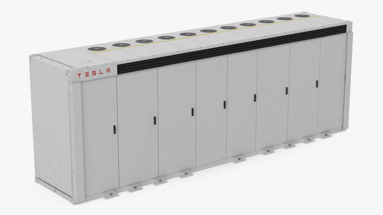 Energy Storage Tesla Megapack 3D model