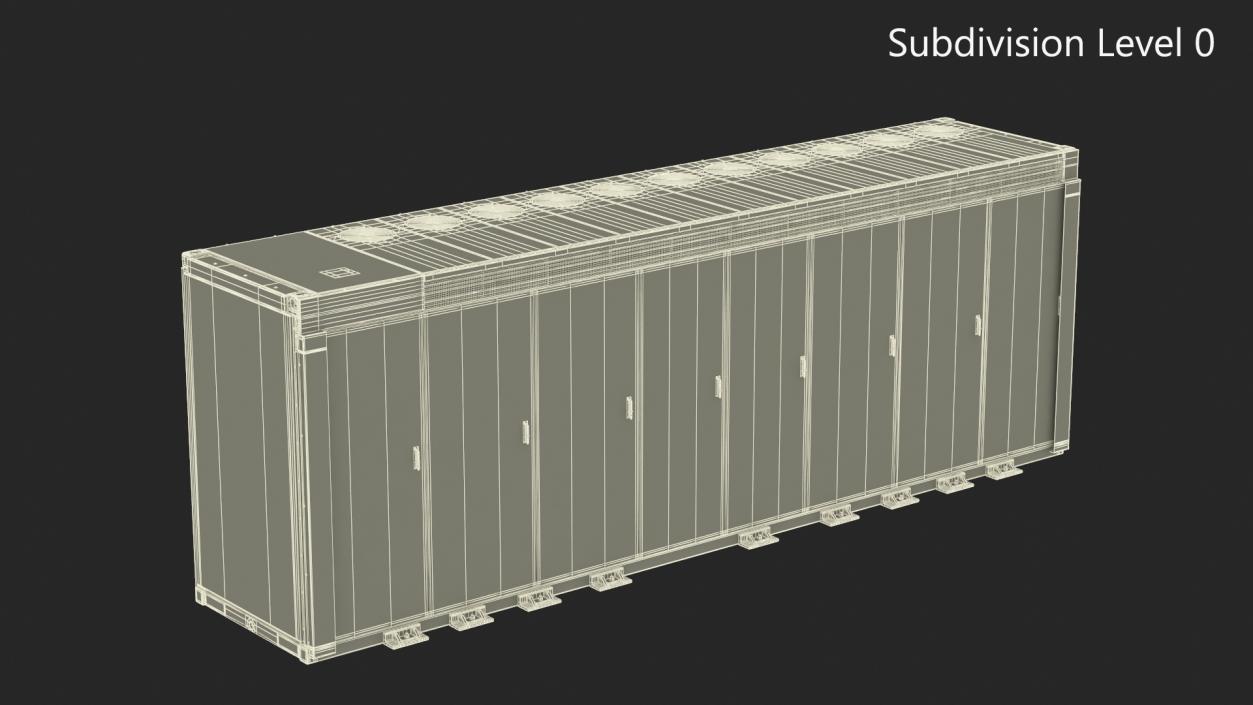 Energy Storage Tesla Megapack 3D model