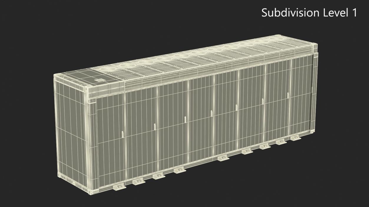 Energy Storage Tesla Megapack 3D model