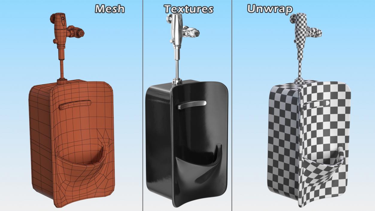 3D model Top Spud Urinal