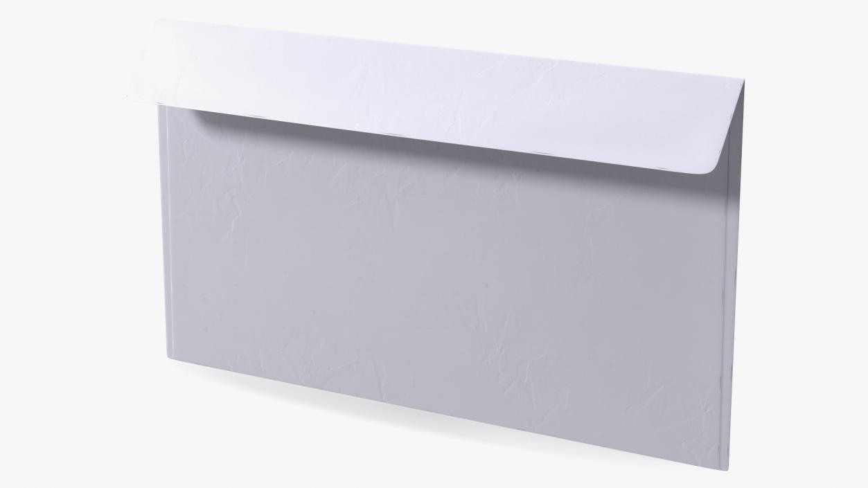 White DL Envelope 3D