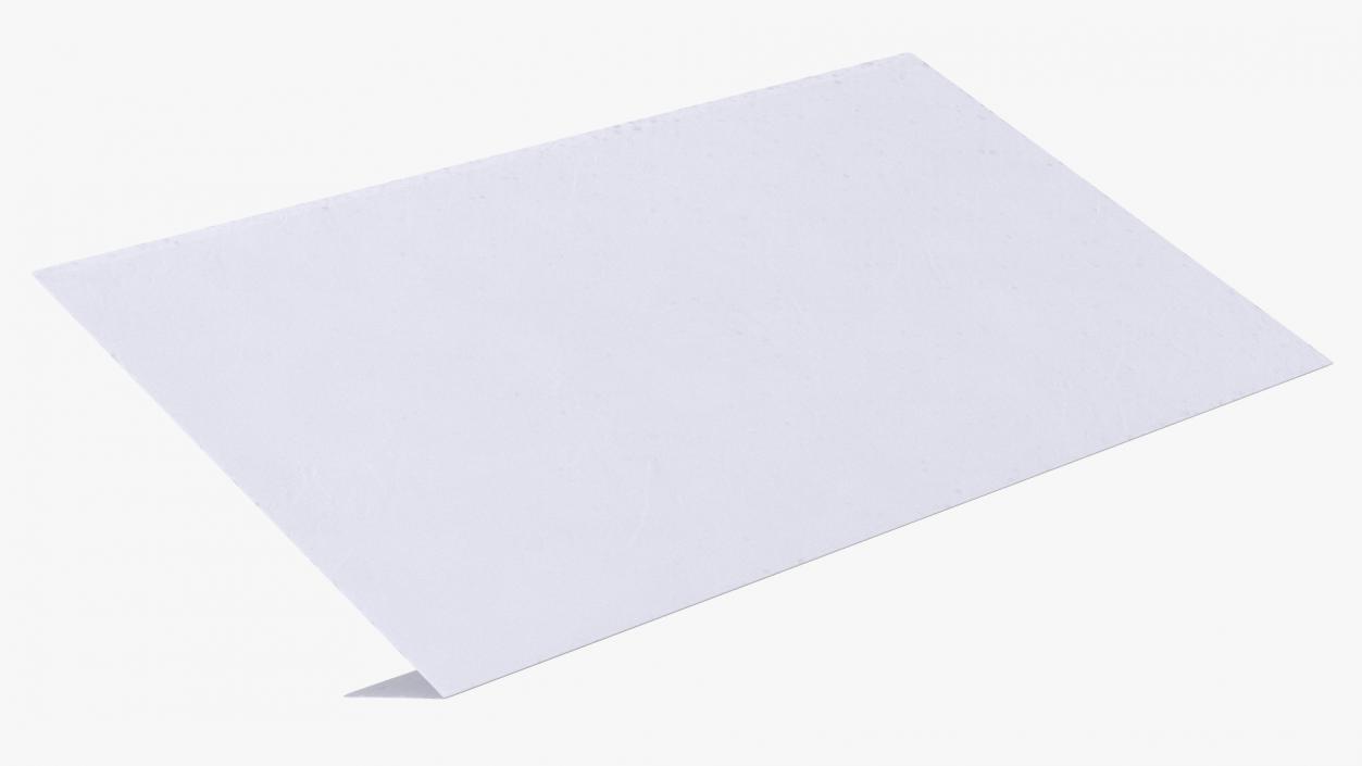 White DL Envelope 3D