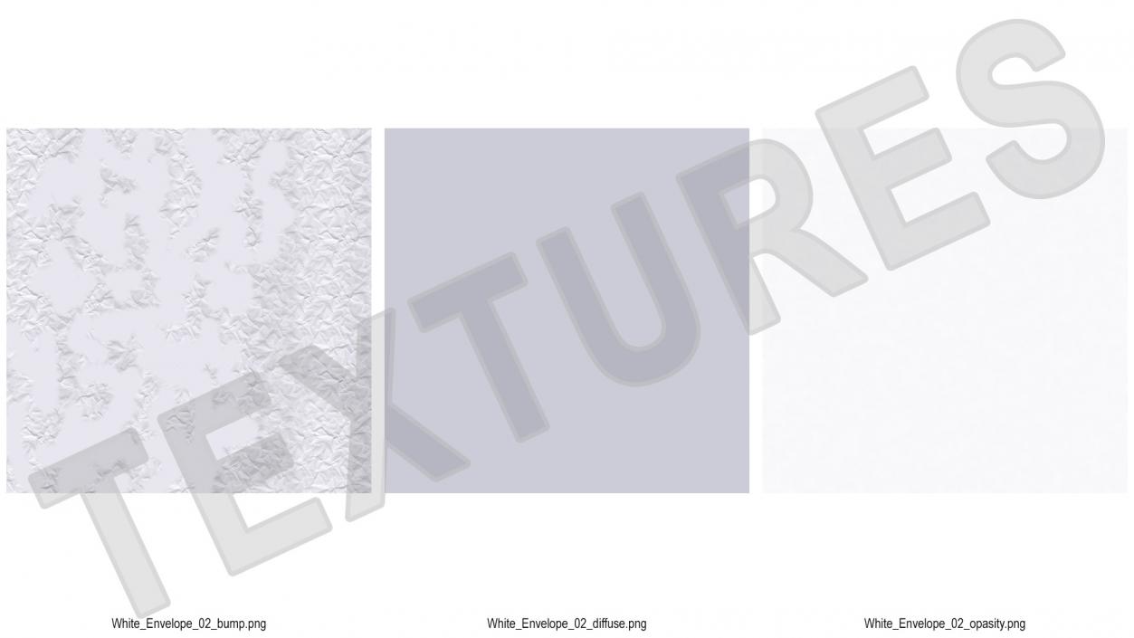 White DL Envelope 3D