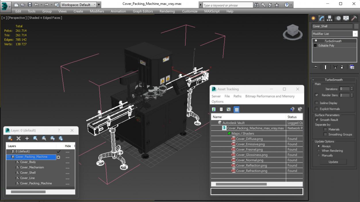 3D Cover Packing Machine 2 model