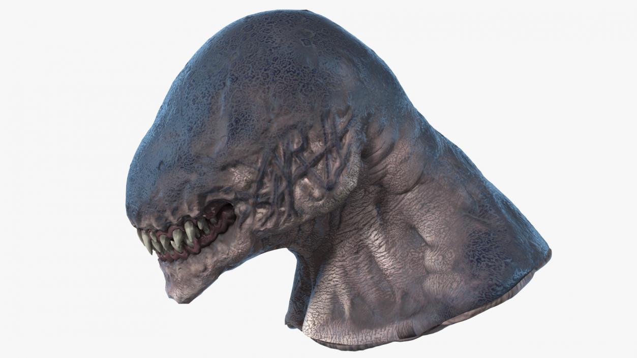 3D Monster Creature Head