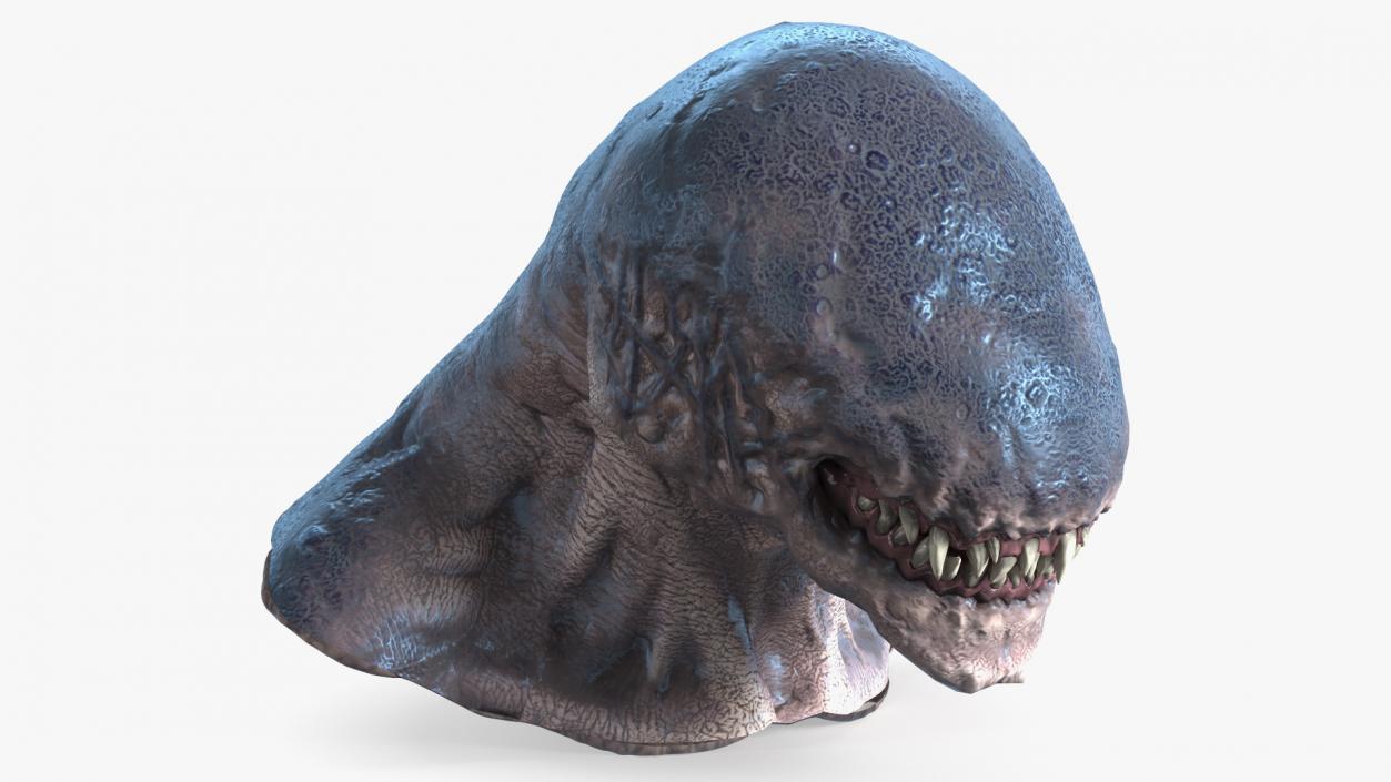 3D Monster Creature Head