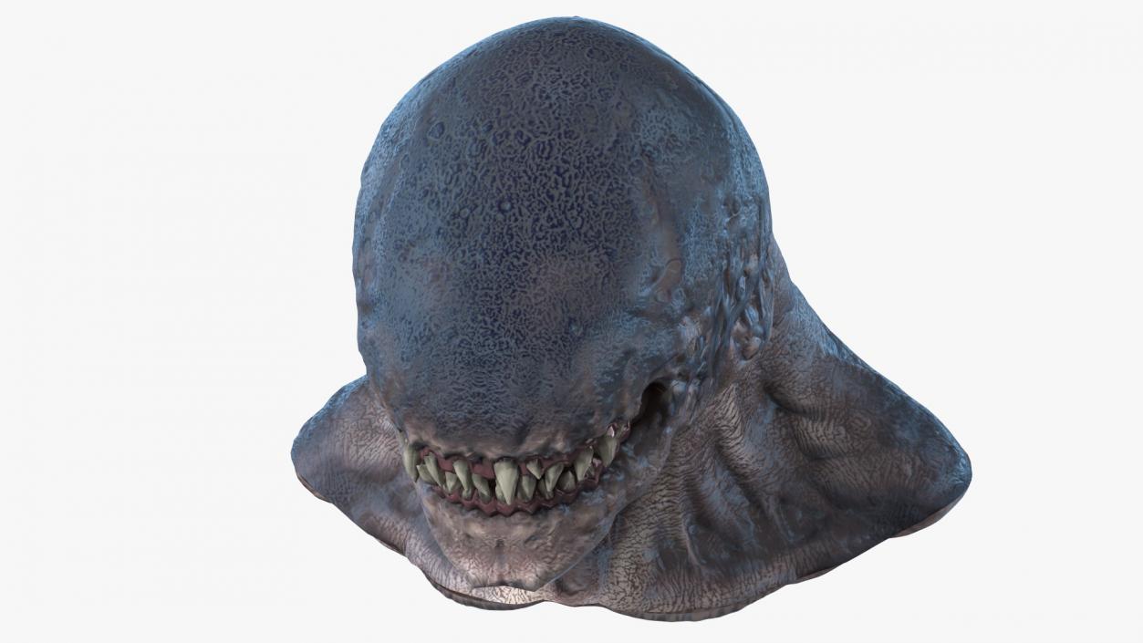 3D Monster Creature Head