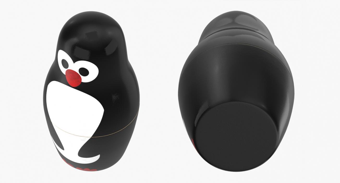 3D Penguin Nesting Matryoshka