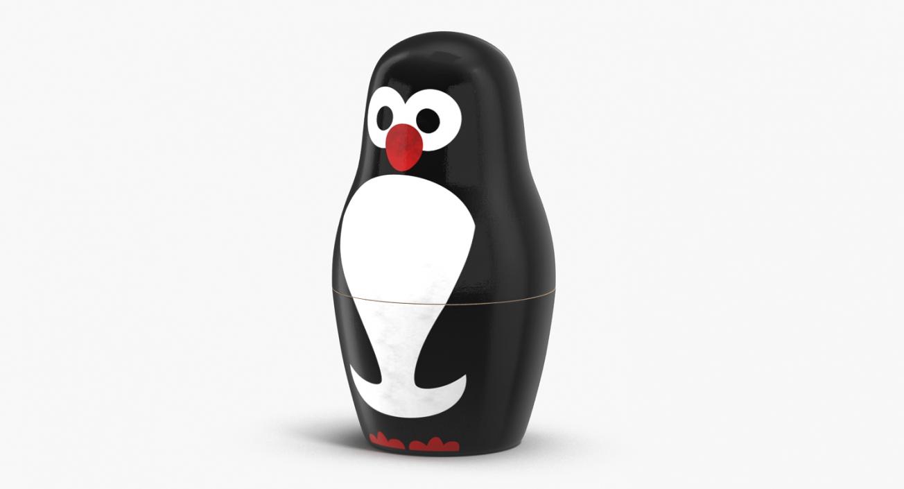 3D Penguin Nesting Matryoshka