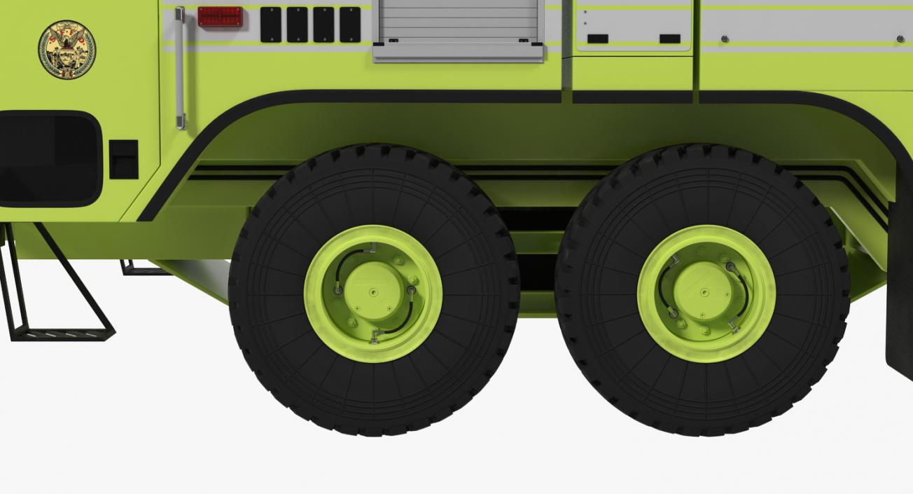 3D Oshkosh Striker 4500 Aircraft Rescue and Firefighting Vehicle