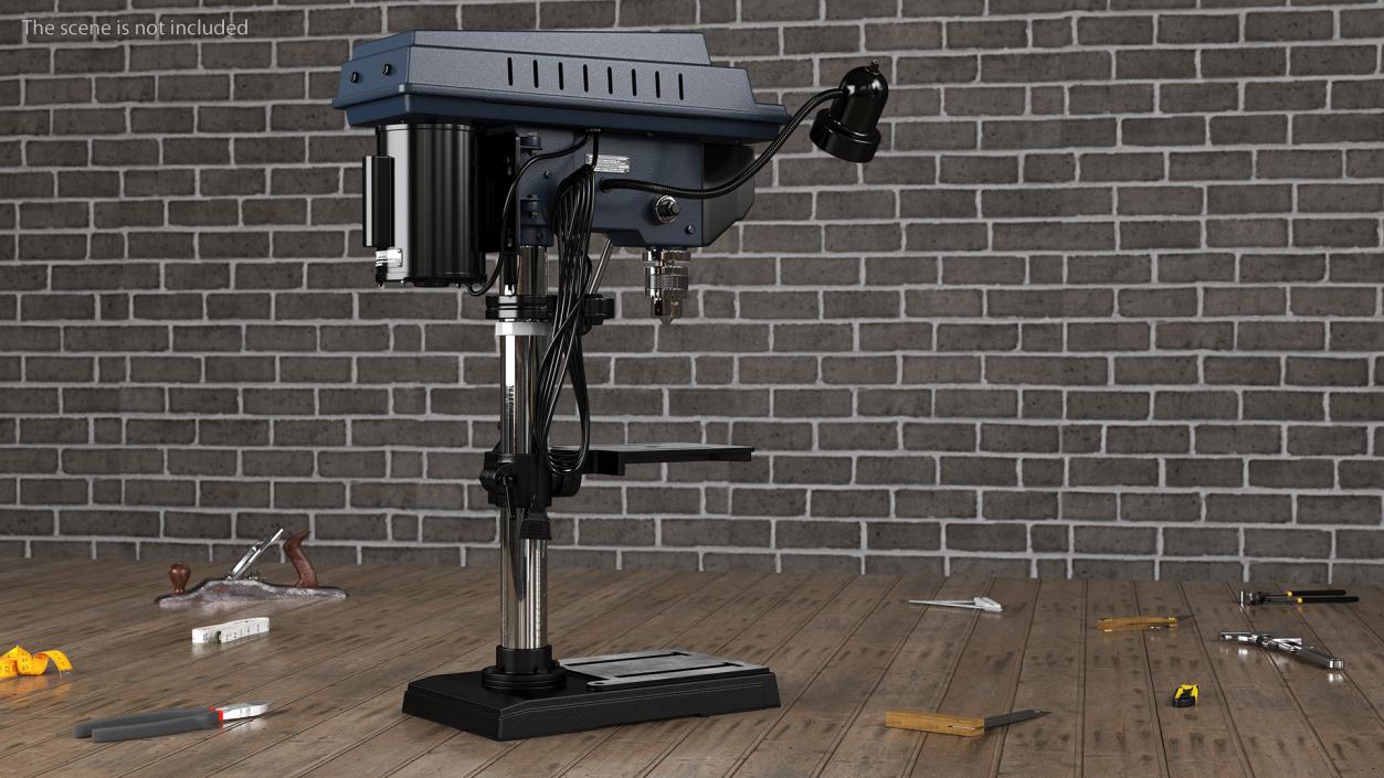 3D Bench Mount Drill Press model