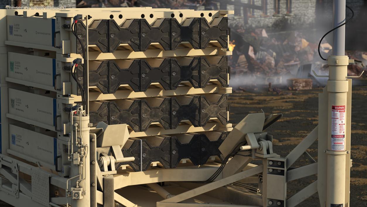 Iron Dome Mobile Air Defense System Rigged 3D