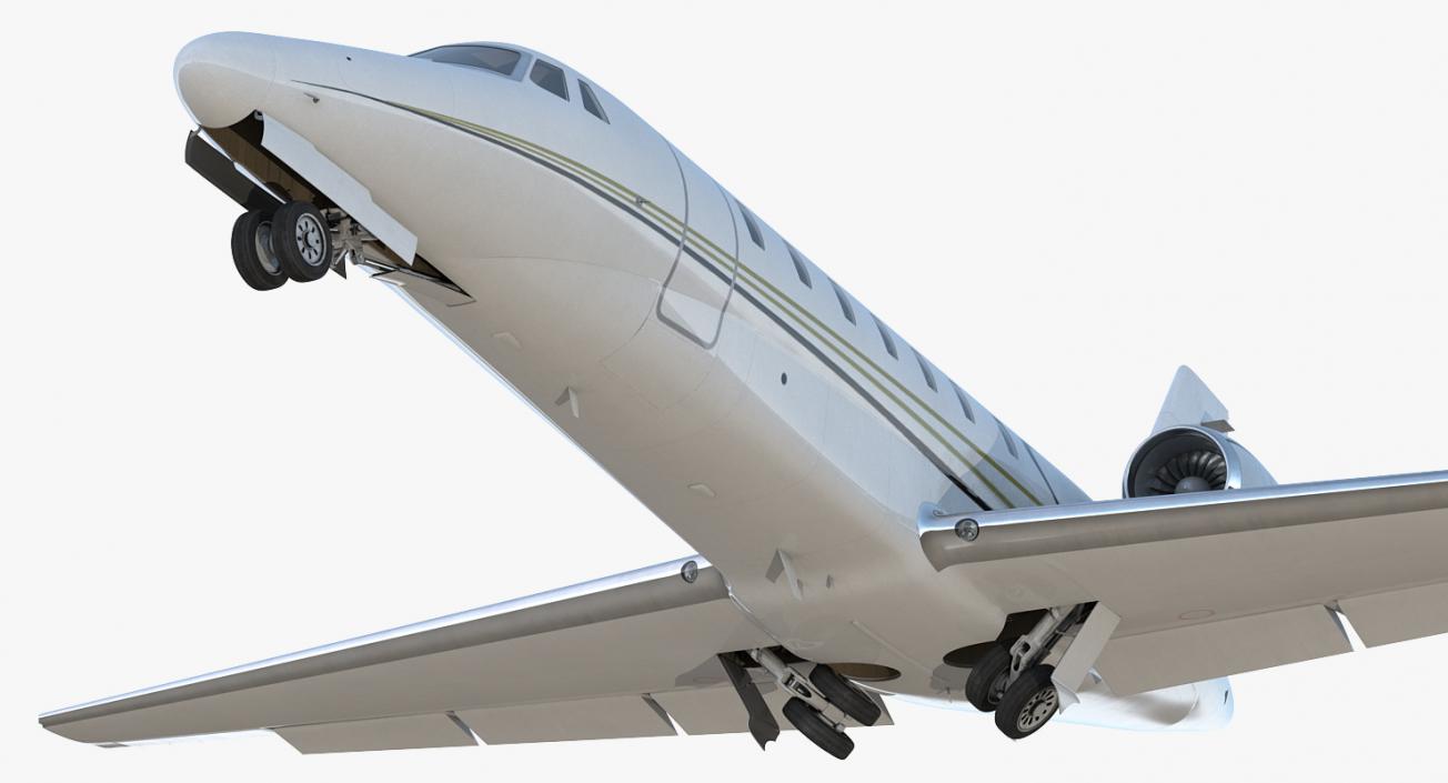 Business Jet Cessna Model 680 Sovereign 3D model