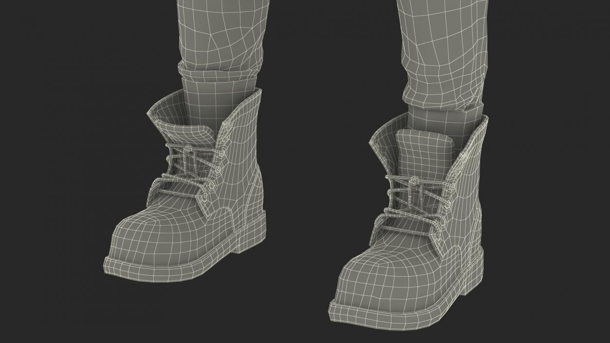 3D Lower Body in Pants and Boots 2