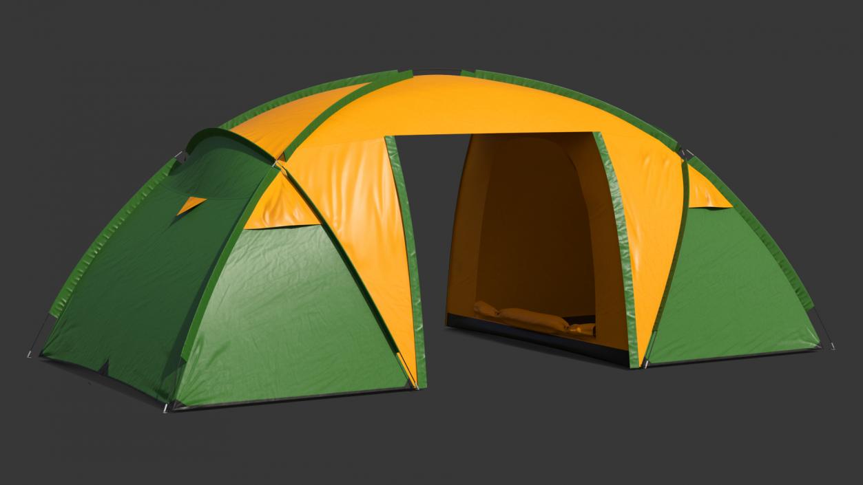 Outdoor Camping Tent Closed 3D