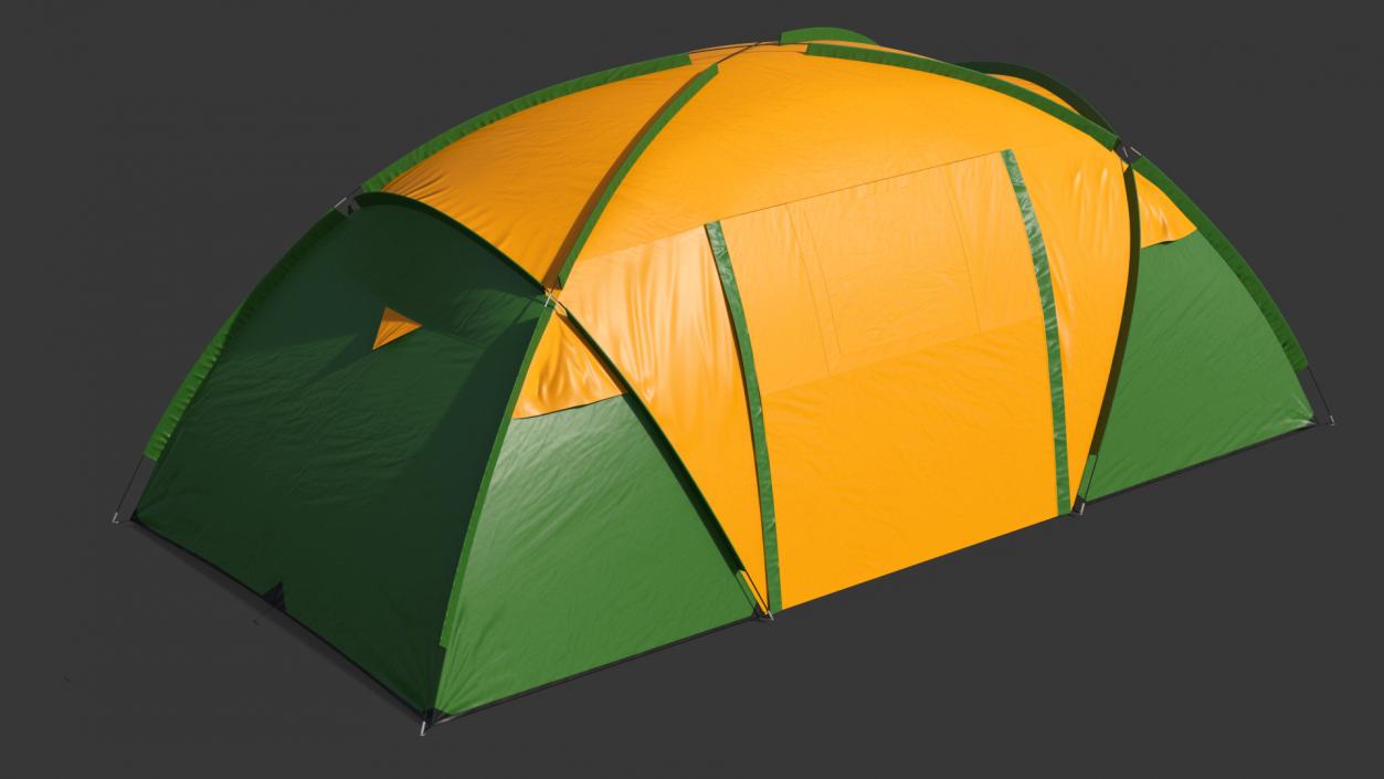 Outdoor Camping Tent Closed 3D