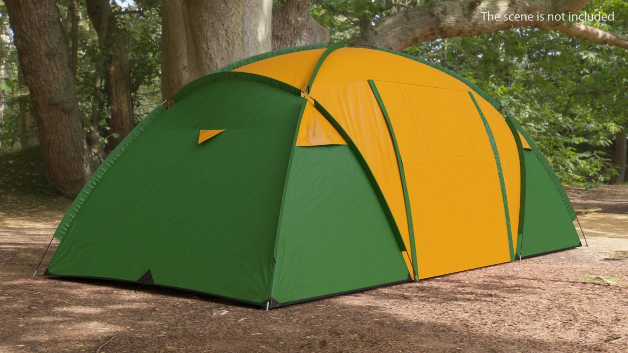 Outdoor Camping Tent Closed 3D