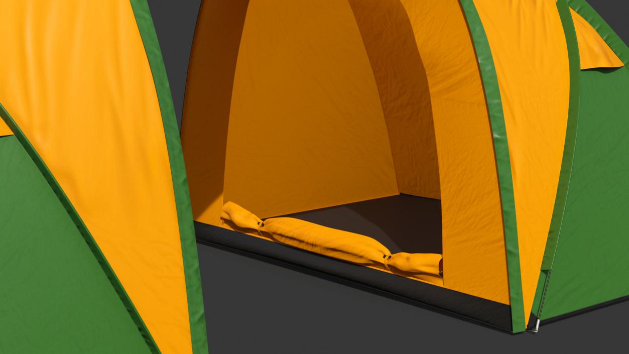 Outdoor Camping Tent Closed 3D