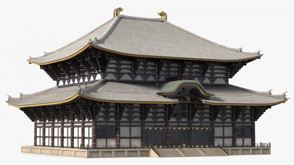 3D Asian Pagoda Building