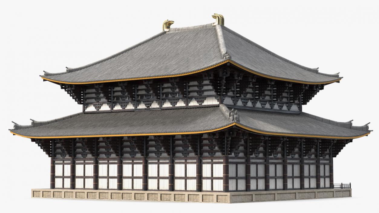 3D Asian Pagoda Building