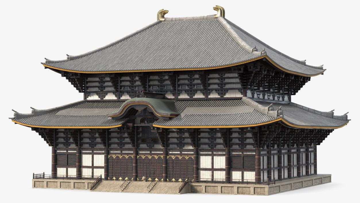 3D Asian Pagoda Building