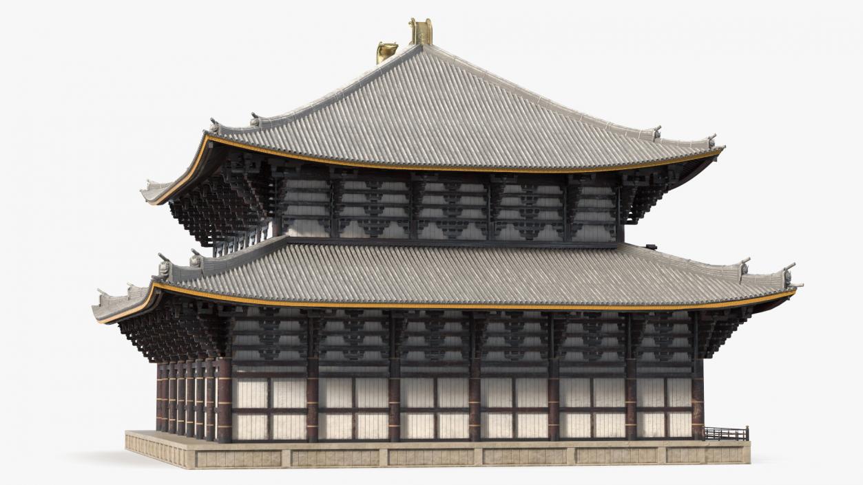 3D Asian Pagoda Building