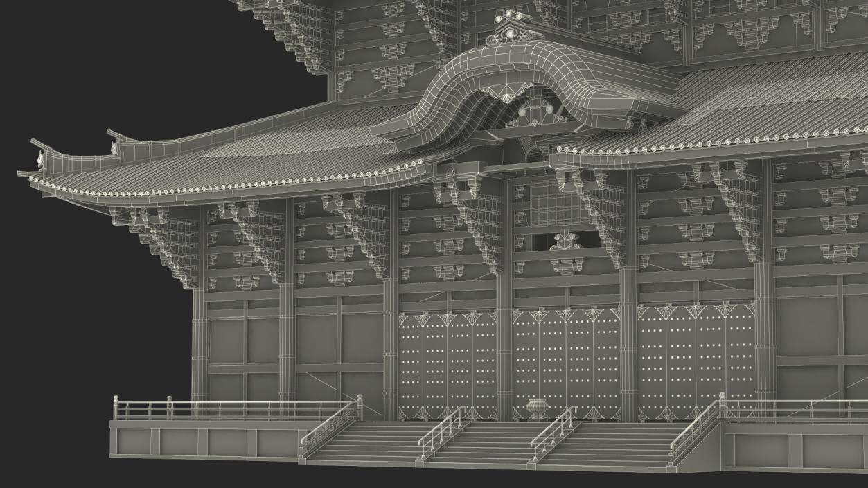 3D Asian Pagoda Building