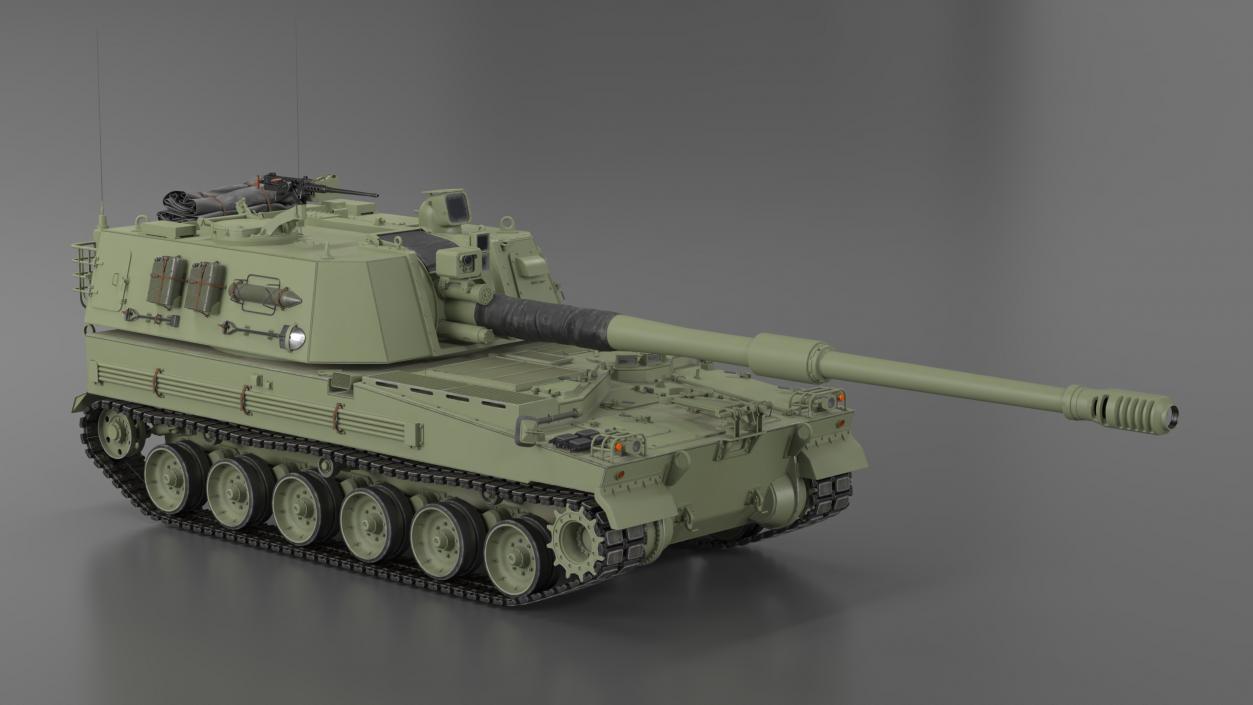 3D South Korean Self Propelled Howitzer 2 model