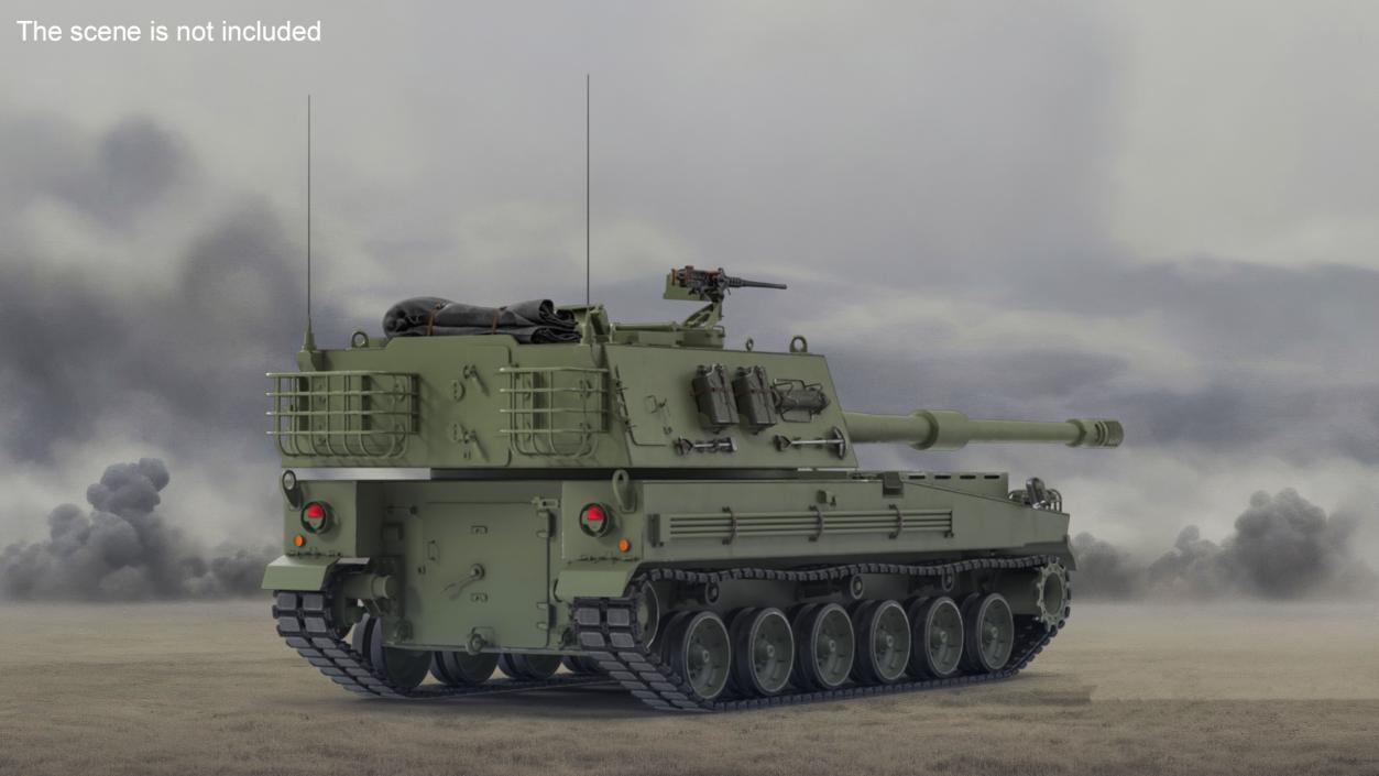 3D South Korean Self Propelled Howitzer 2 model