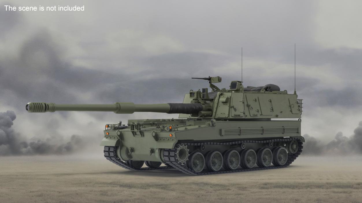 3D South Korean Self Propelled Howitzer 2 model