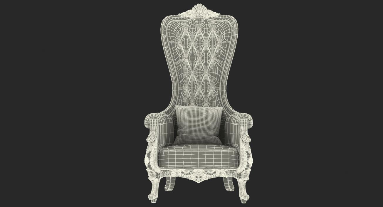 Throne Chair 3D