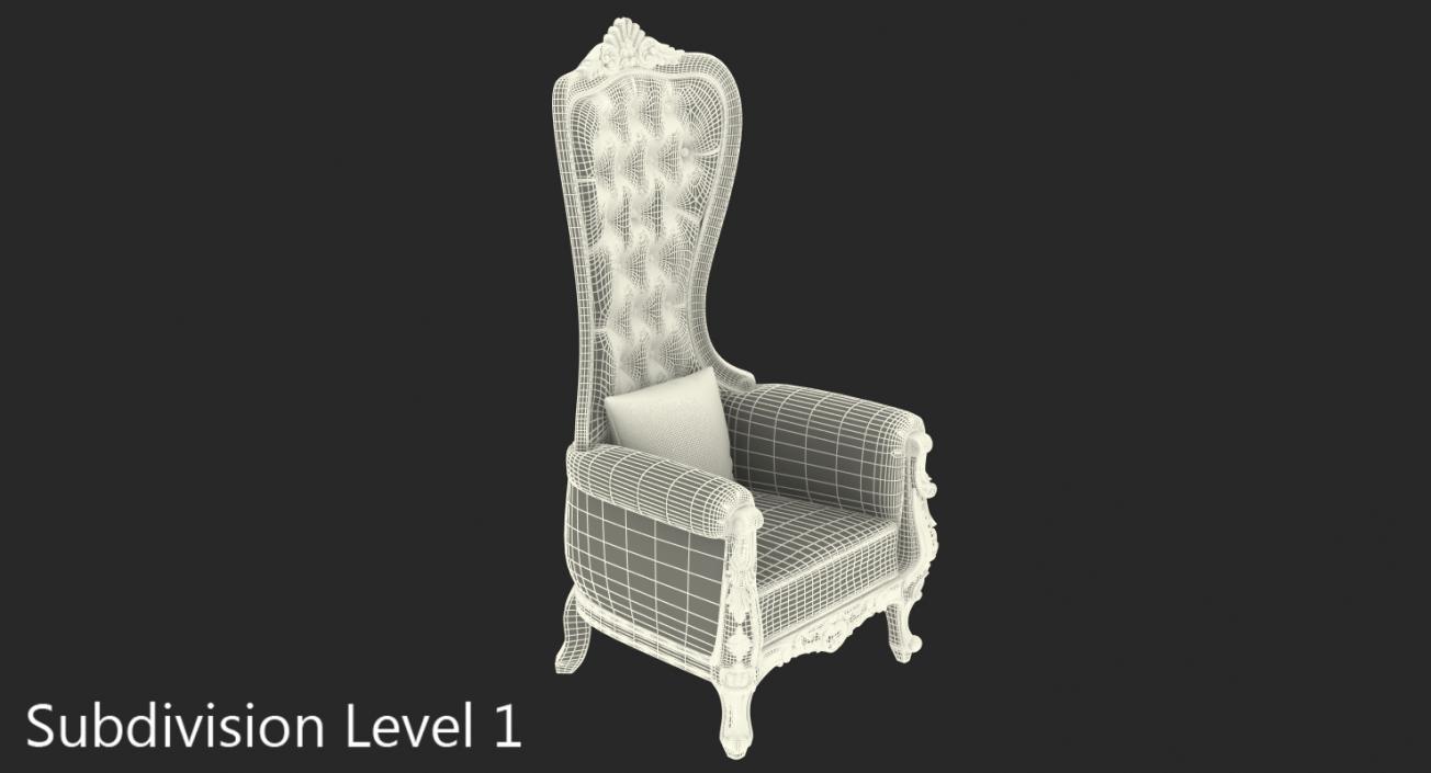 Throne Chair 3D