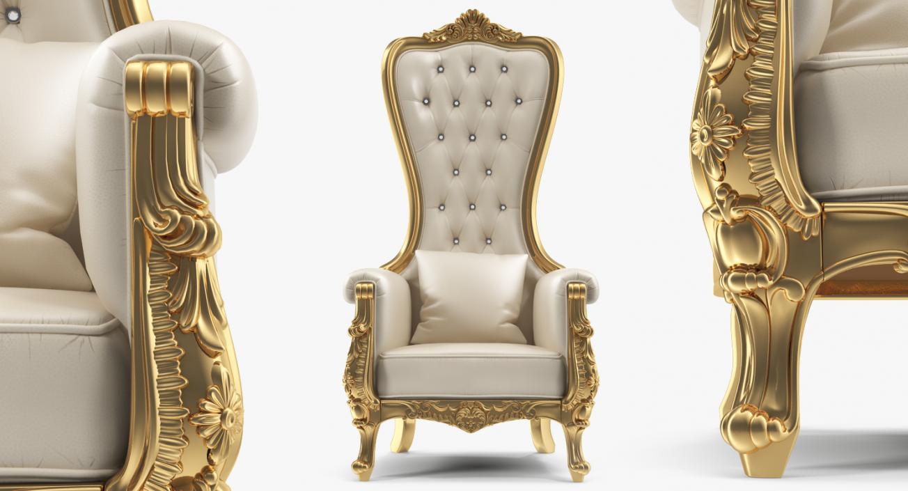 Throne Chair 3D