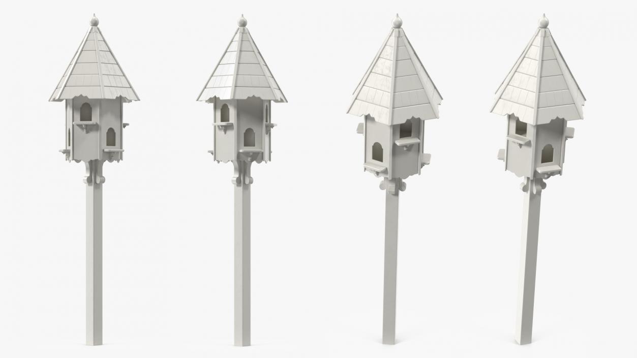 Bird Houses Collection 3D