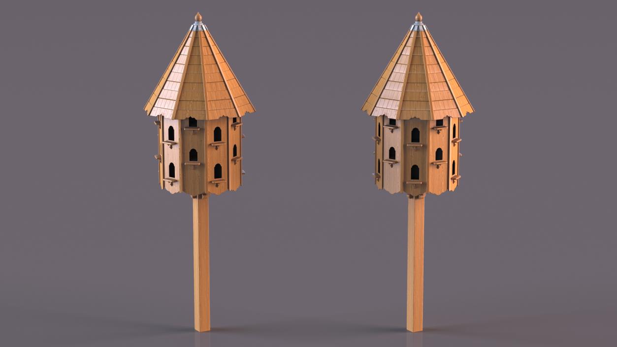 Bird Houses Collection 3D