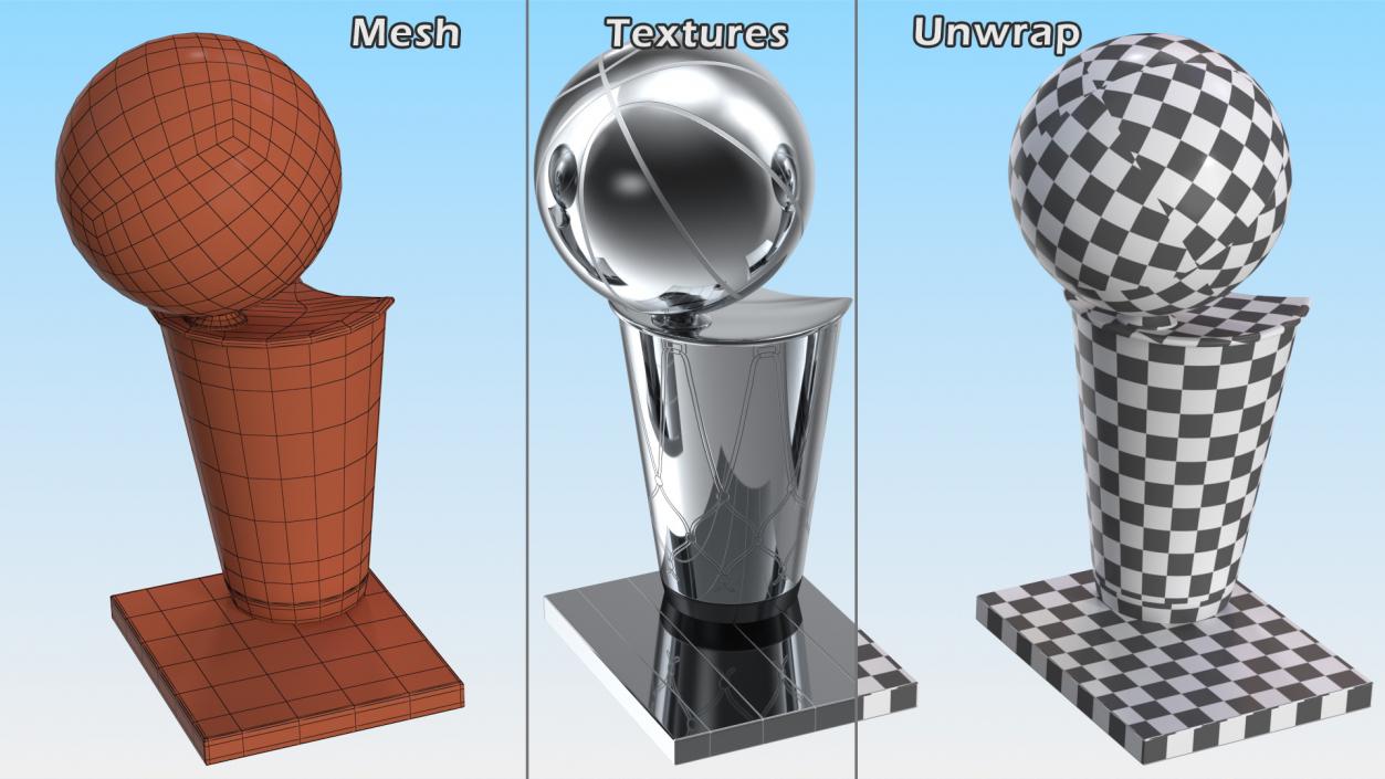 Basketball Trophy 3D