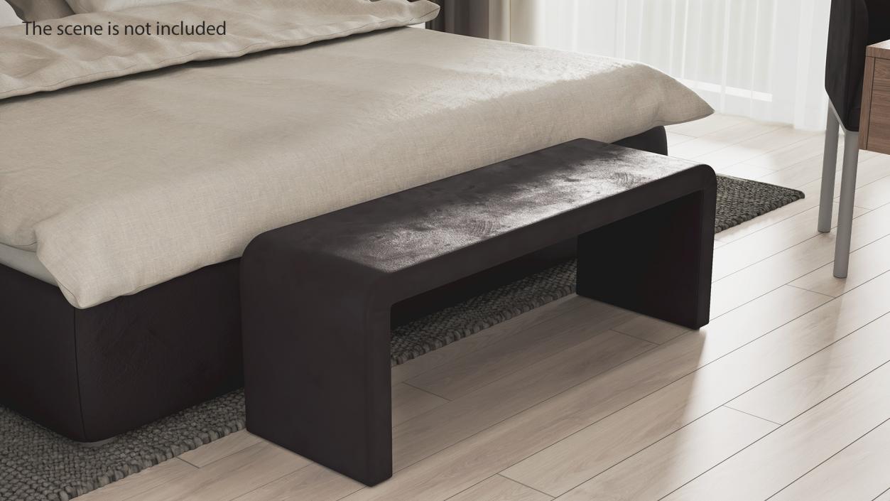 Minimalist Upholstered Coffee Table 2 3D