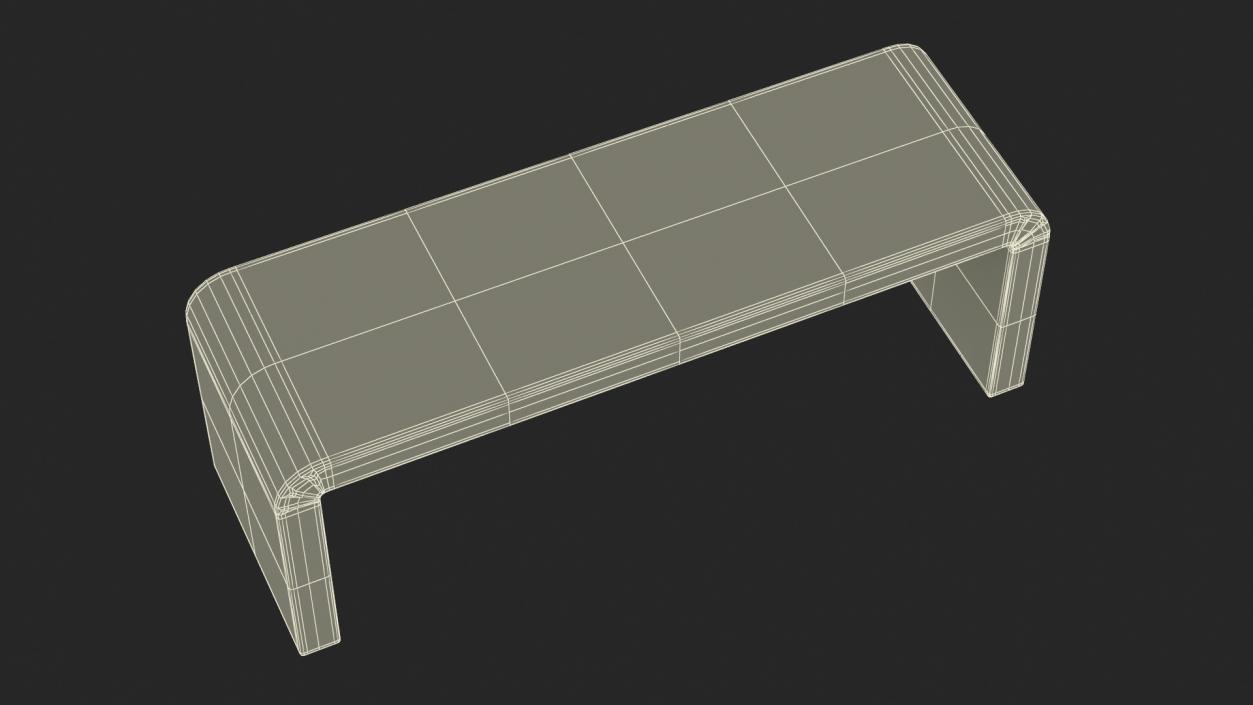 Minimalist Upholstered Coffee Table 2 3D