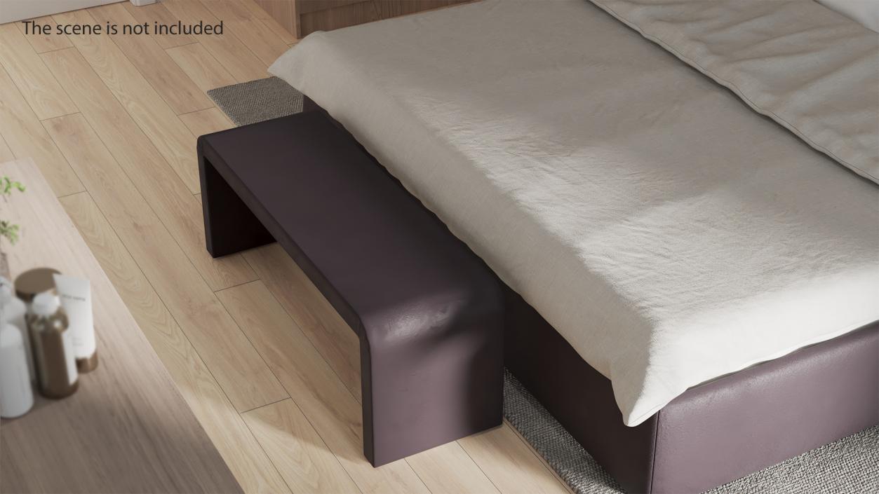 Minimalist Upholstered Coffee Table 2 3D