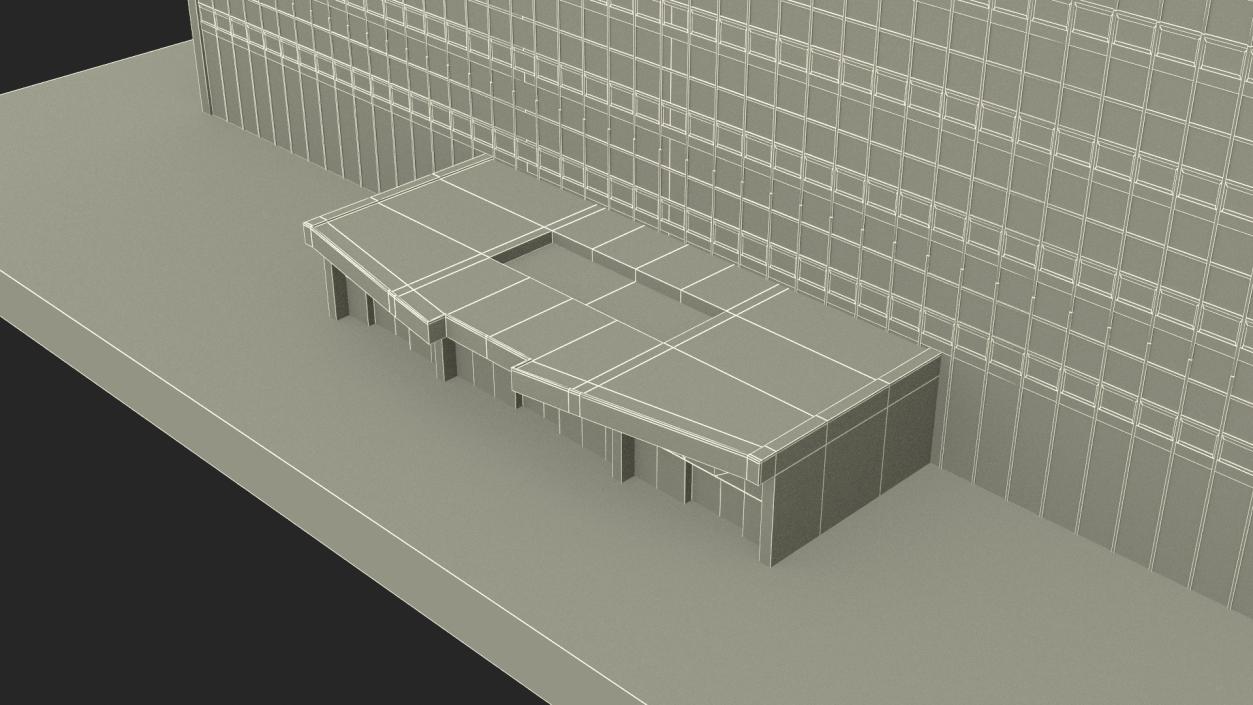 3D model United Nations Secretariat Building