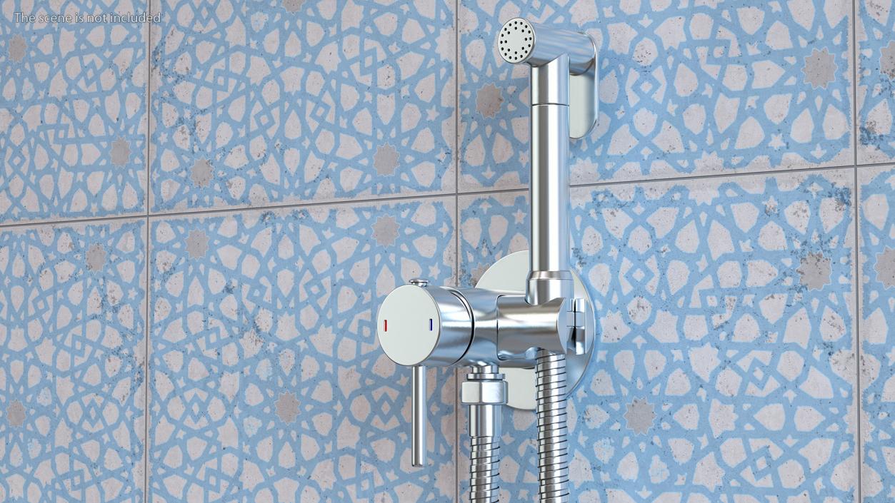 3D model Hygienic Shower