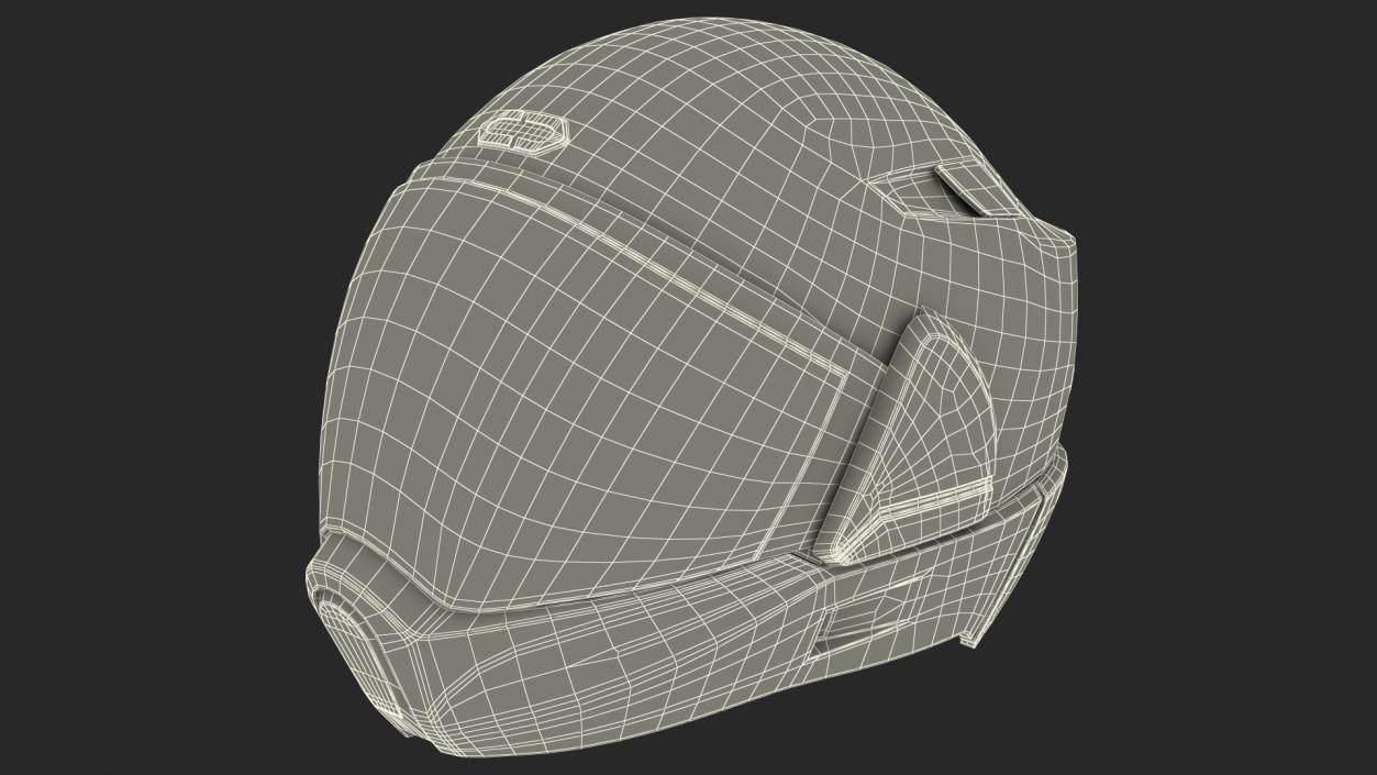 3D CrossHelmet X1 Smart Motorcycle Helmet model