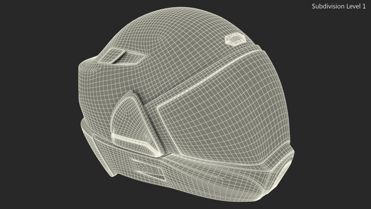 3D CrossHelmet X1 Smart Motorcycle Helmet model