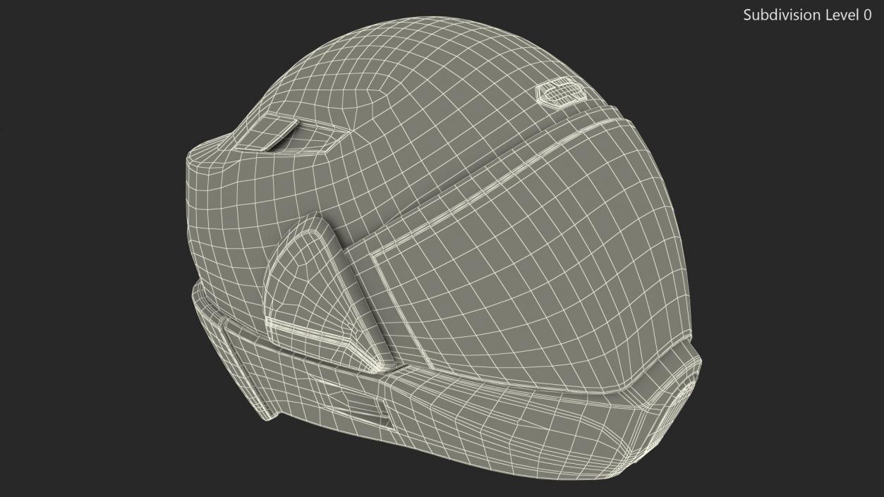 3D CrossHelmet X1 Smart Motorcycle Helmet model