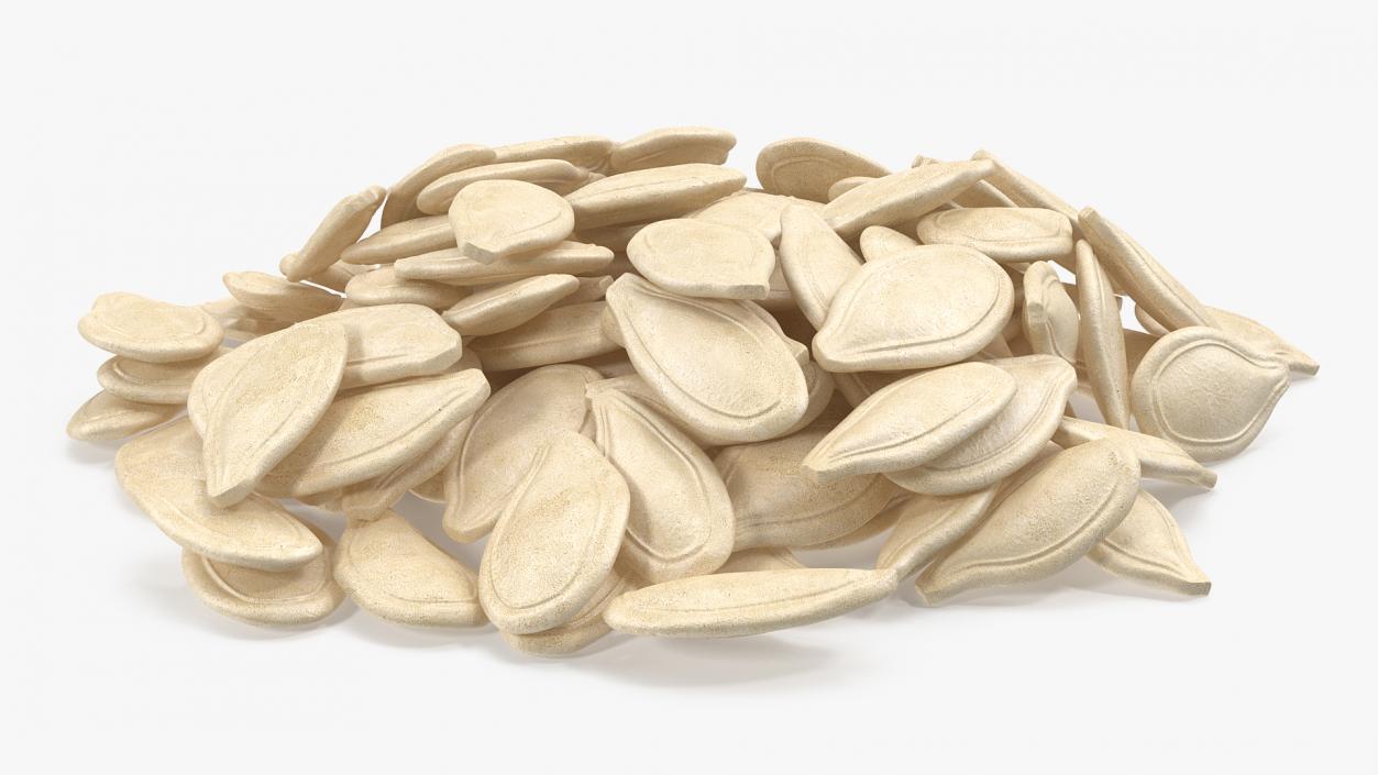 Pumpkin Seeds in Shell 3D