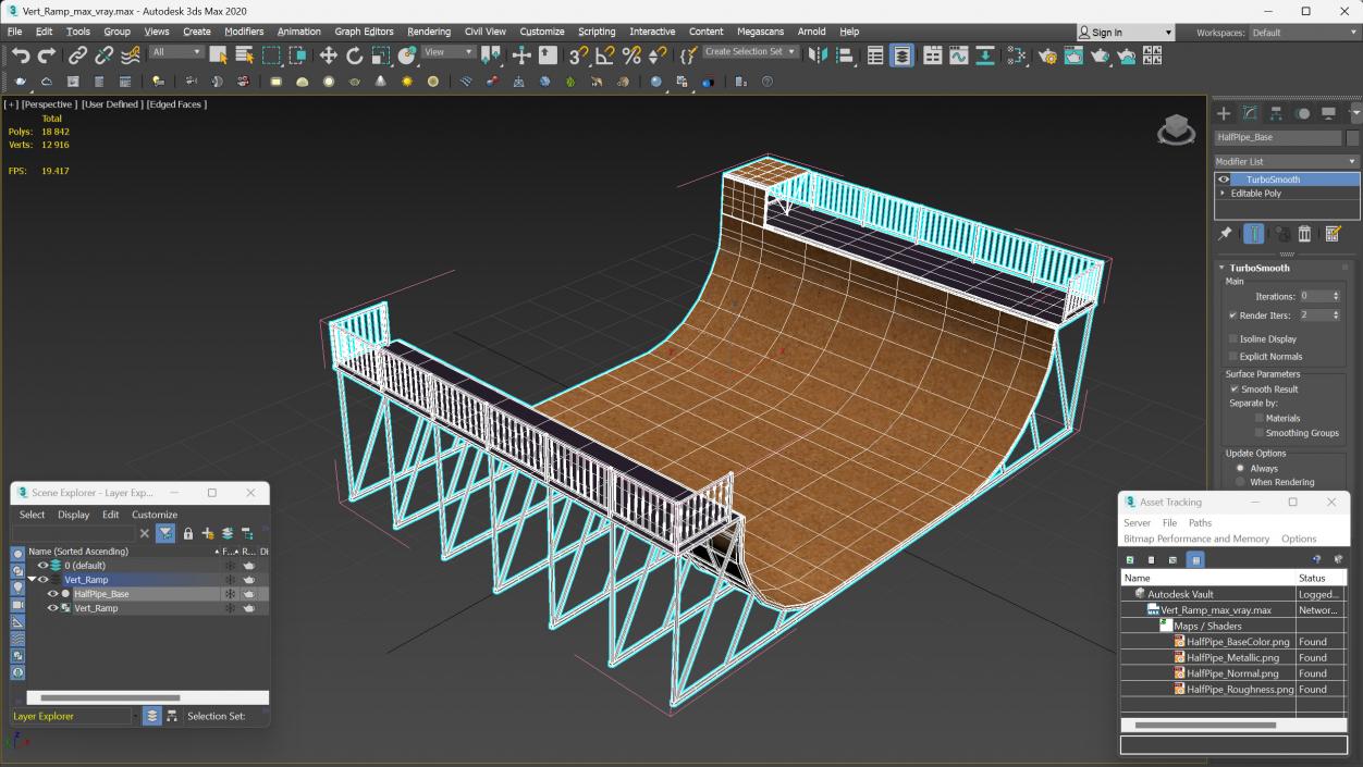 Vert Ramp 3D model