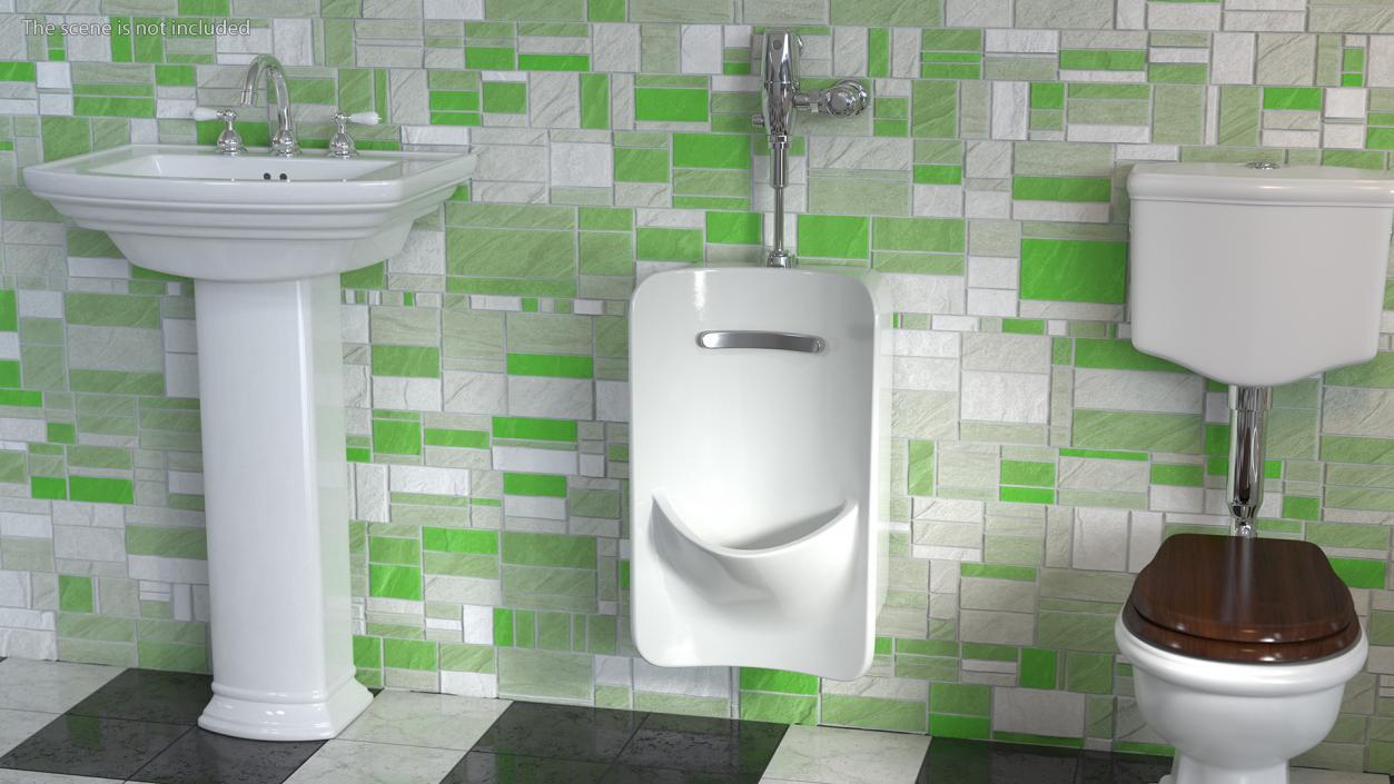 American Standard Greenbrook Top Spud Urinal 3D model