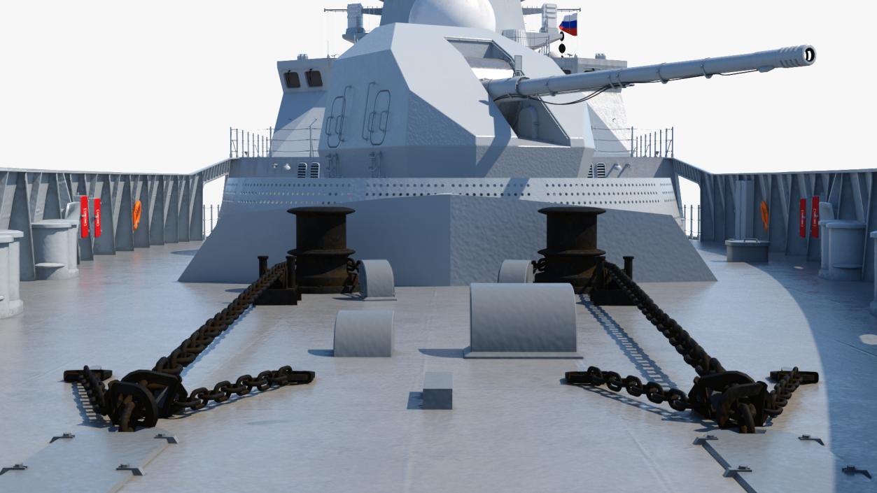 Russian Military Vessels Rigged Collection 3D