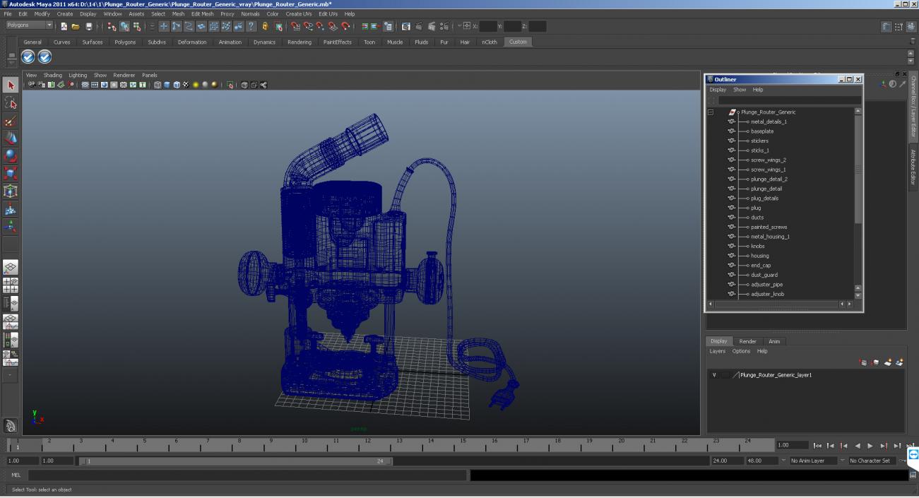 3D Plunge Router Generic